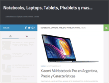 Tablet Screenshot of blogdenotebooks.com.ar